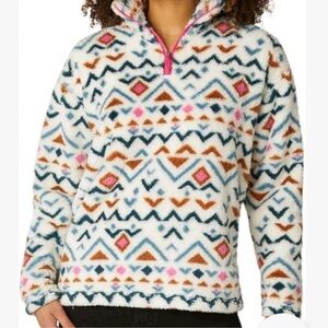 Eddie Bauer Women's Multicolor Fleece Hoodie